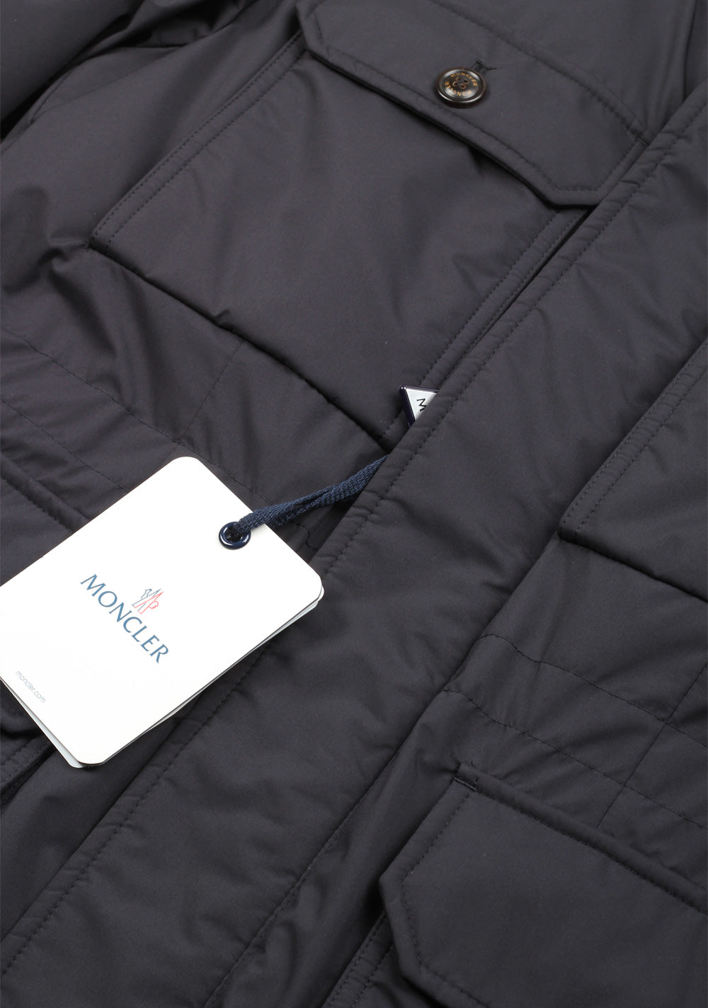 Moncler Blue Eusebe Field Jacket Coat Size 5 / XL / 54 / 44 U.S.