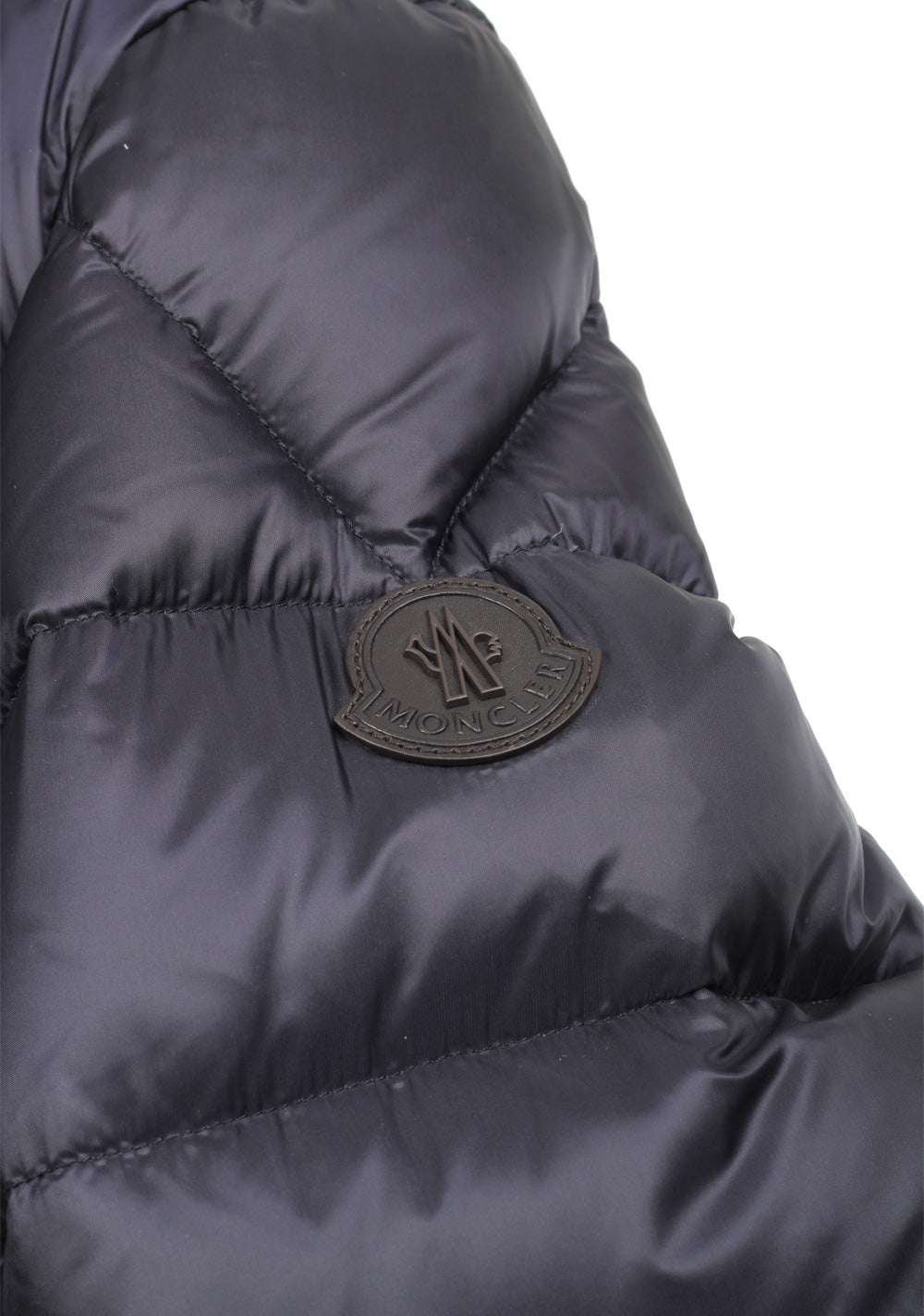 Moncler Blue Riom Quilted Down Jacket Coat Size 1 / S / 46 / 36 U.S.