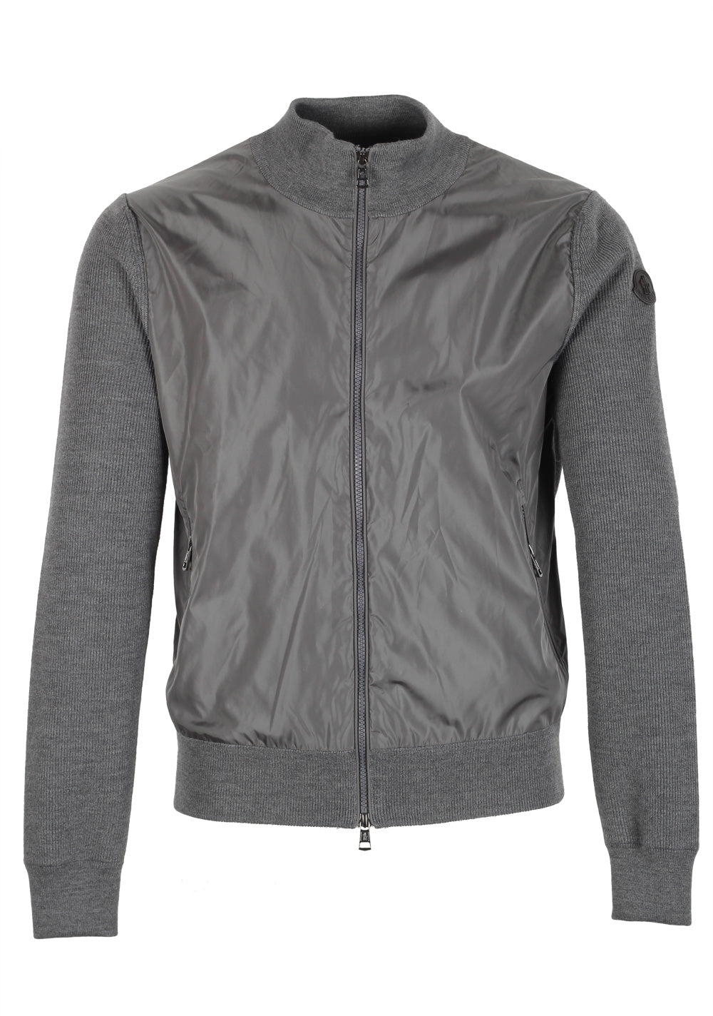 Moncler Gray Maglioni Tricot Cardigan Size XL / 54 / 44 U.S.
