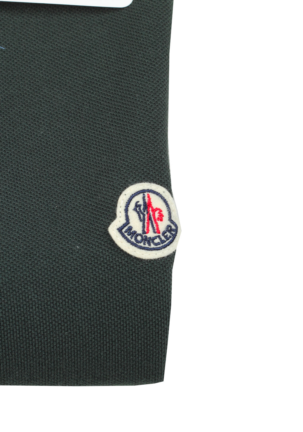 Moncler Green Long Sleeve Polo Shirt Size L / 40R U.S.