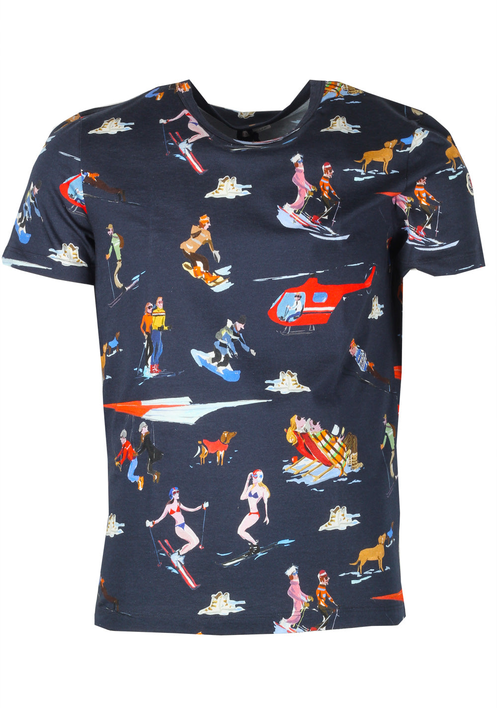 Moncler x Jean-Philippe Delhomme Blue Tee Shirt Size S / 36R U.S.