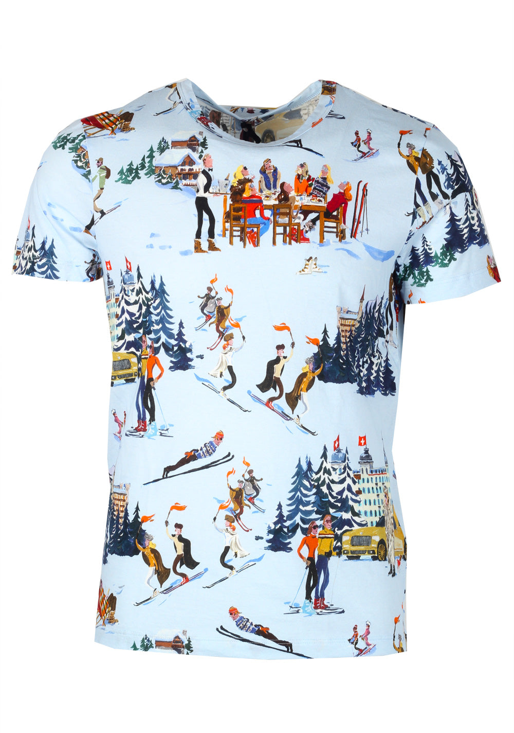 Moncler x Jean-Philippe Delhomme Blue Tee Shirt Size S / 36R U.S.