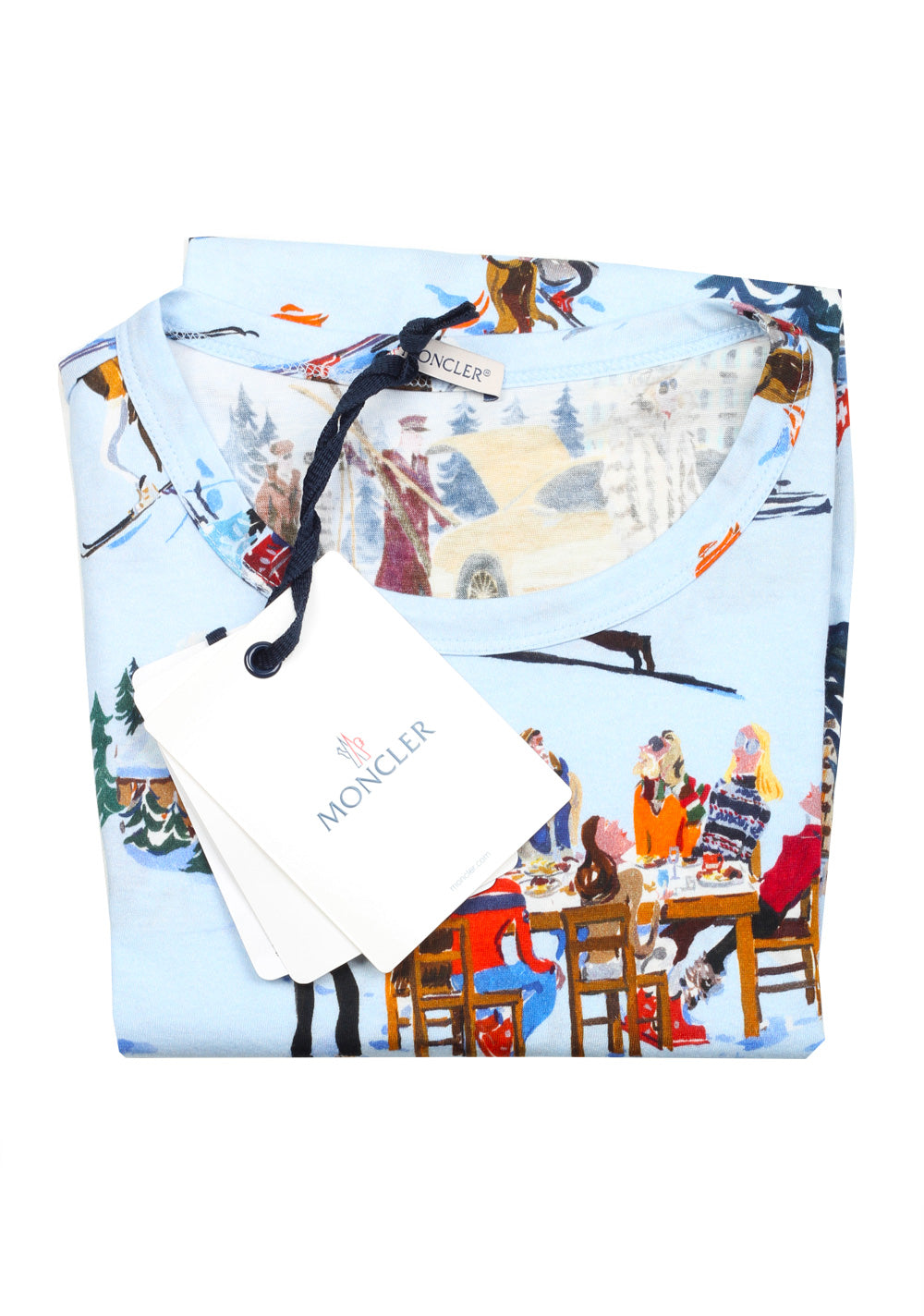 Moncler x Jean-Philippe Delhomme Blue Tee Shirt Size S / 36R U.S.
