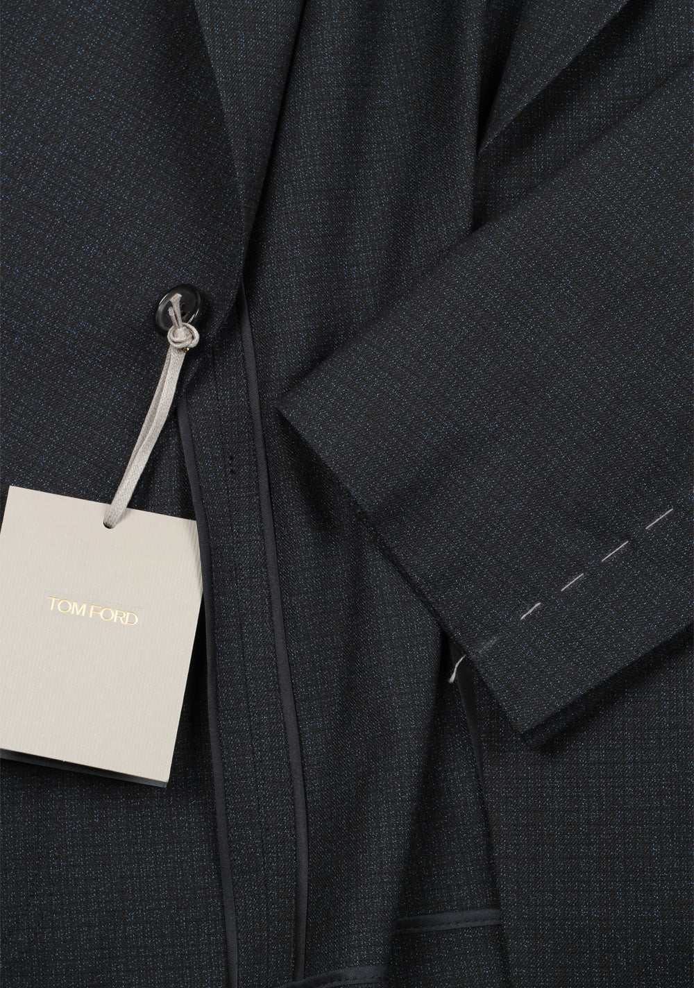 TOM FORD Spencer Navy Sport Coat Size 58 / 48R U.S. Wool Silk Fit D