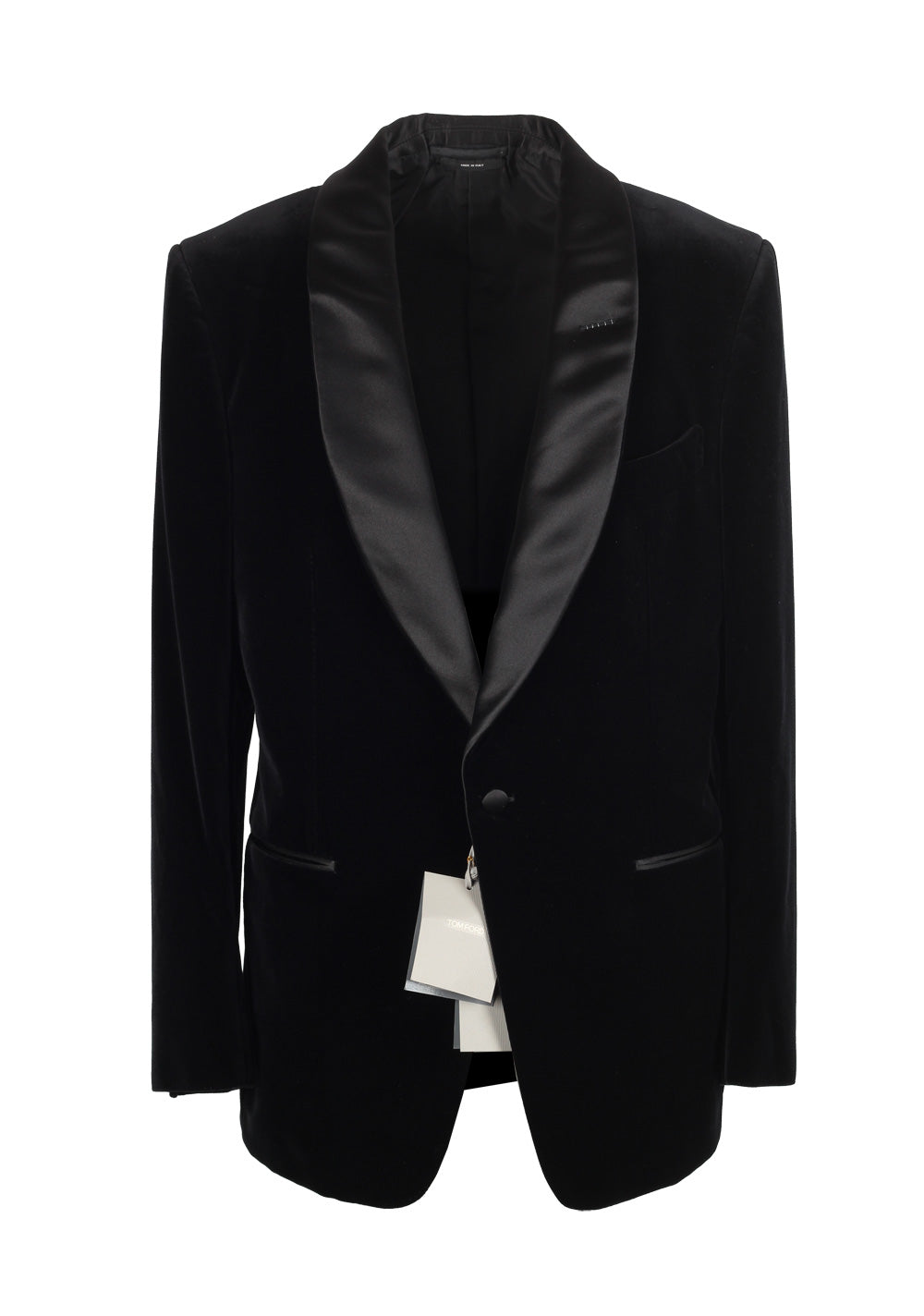 TOM FORD Windsor Shawl Collar Black Sport Coat Tuxedo Dinner Jacket Size 52 / 42R U.S. Fit A