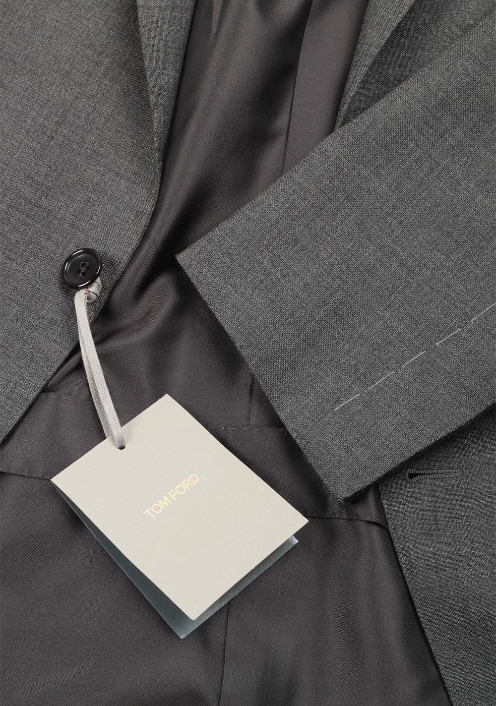TOM FORD O'Connor Gray Suit Size 48 / 38R U.S. Mohair Fit Y