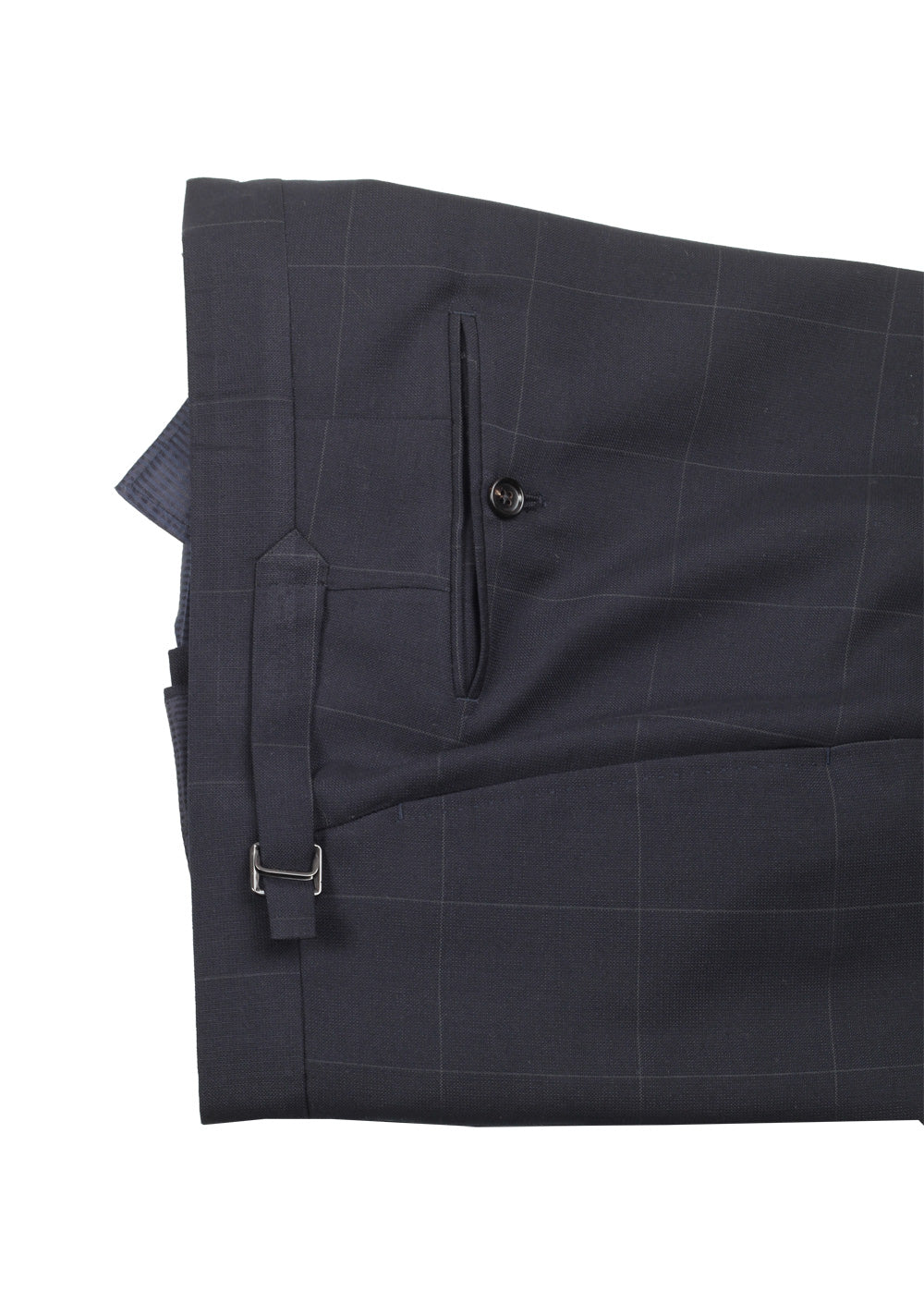 TOM FORD O'Connor Checked Blue Suit Size 52 / 42R U.S. Wool Mohair Fit Y
