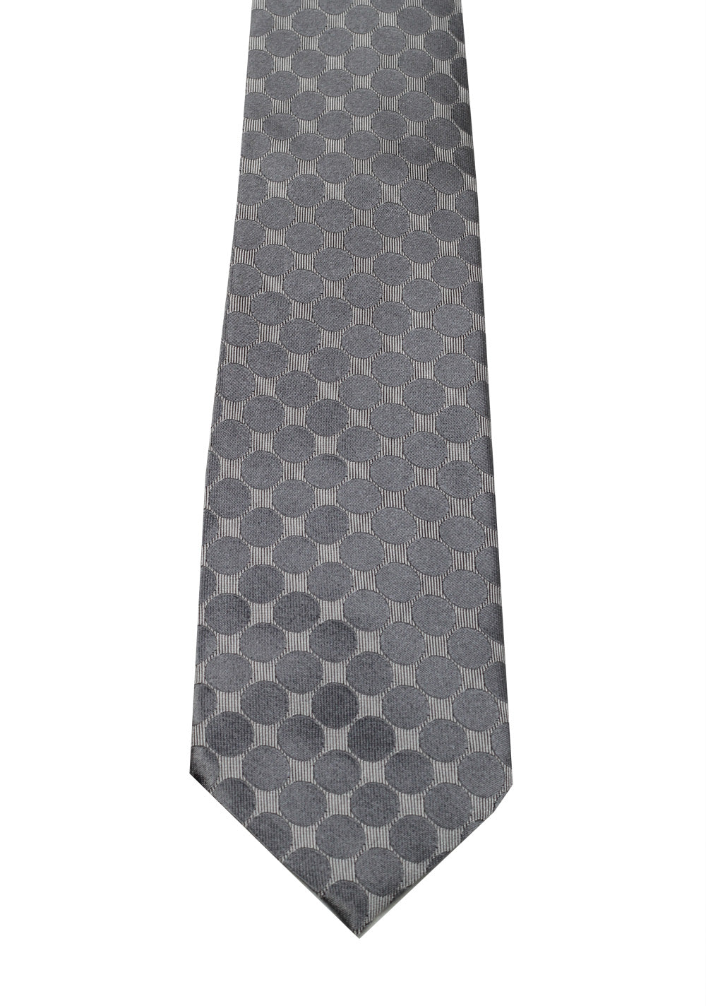 TOM FORD Patterned Gray Tie In Silk