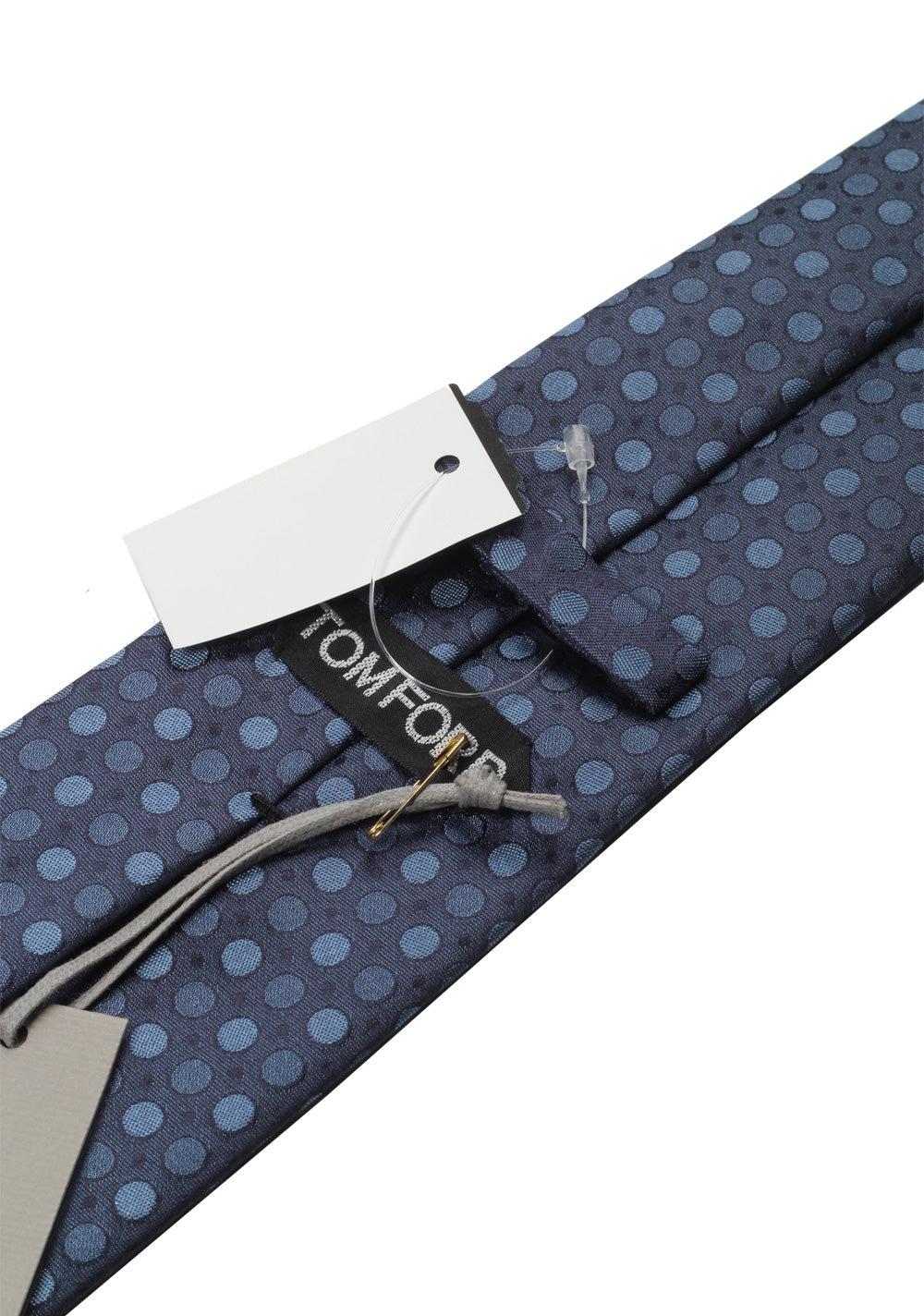 TOM FORD Patterned Blue Tie In Silk