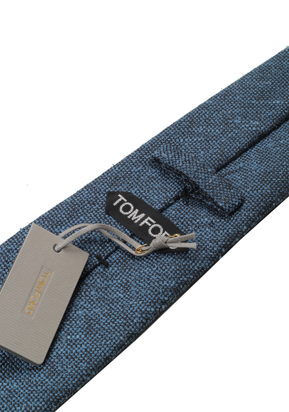 TOM FORD Patterned Blue Tie In Silk