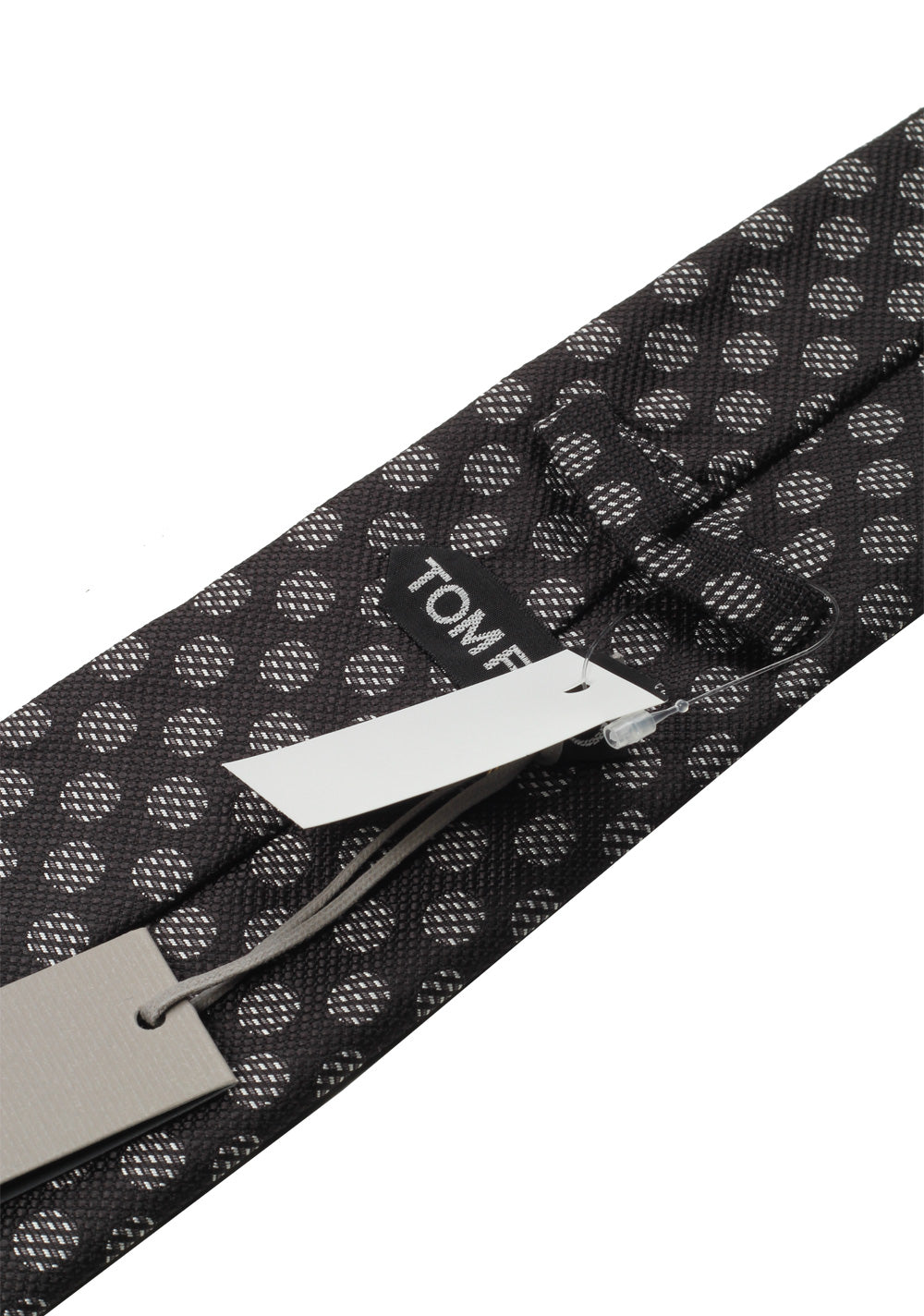 TOM FORD Patterned Black Tie In Silk