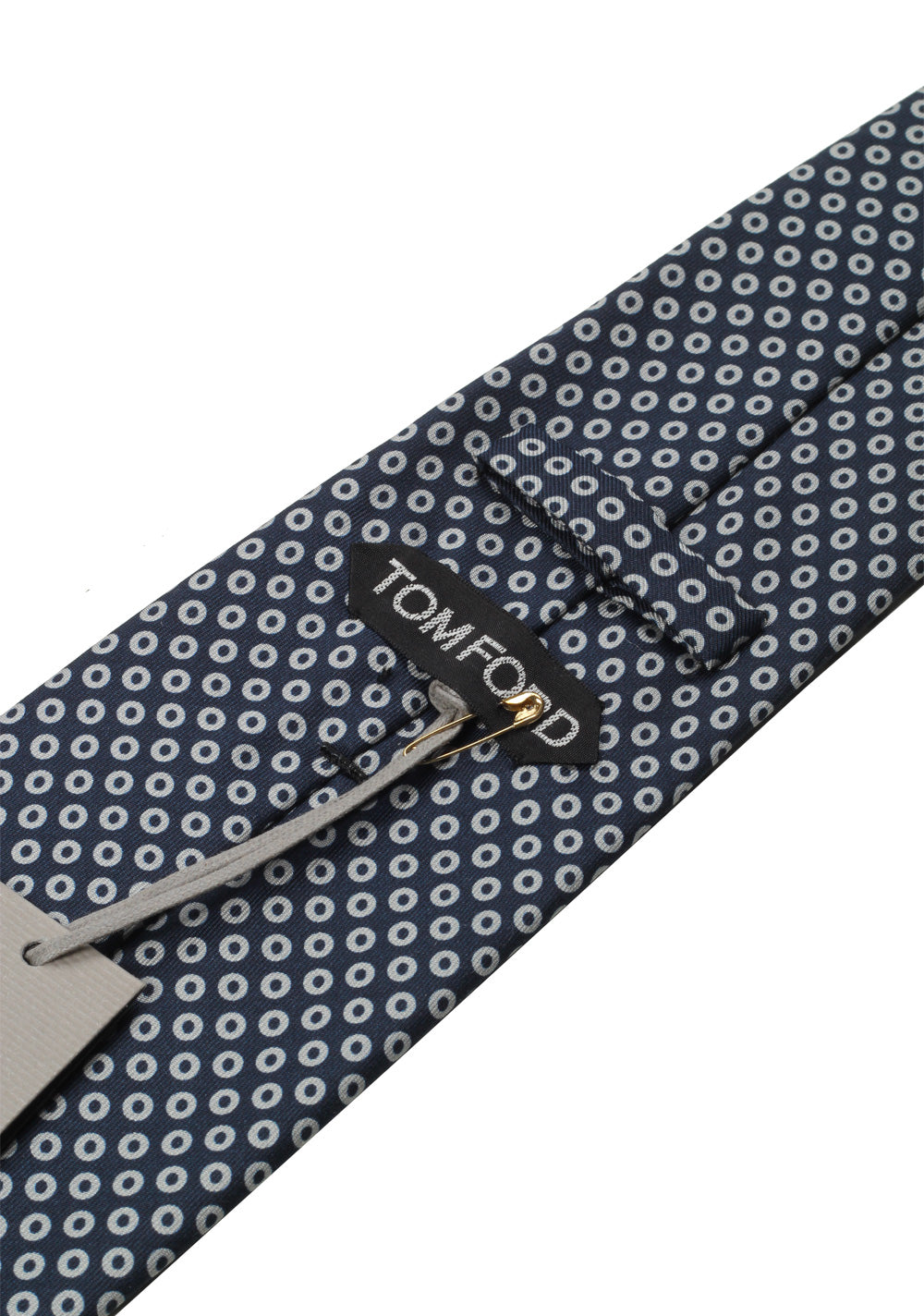 TOM FORD Patterned Blue Tie In Silk