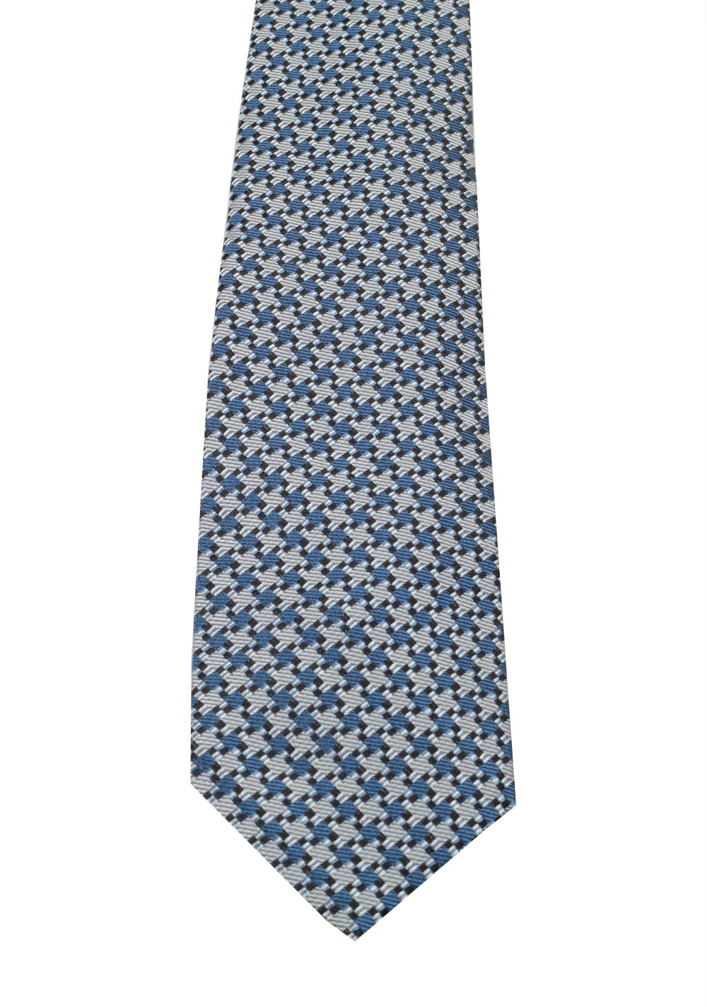 TOM FORD Patterned Blue Tie In Silk