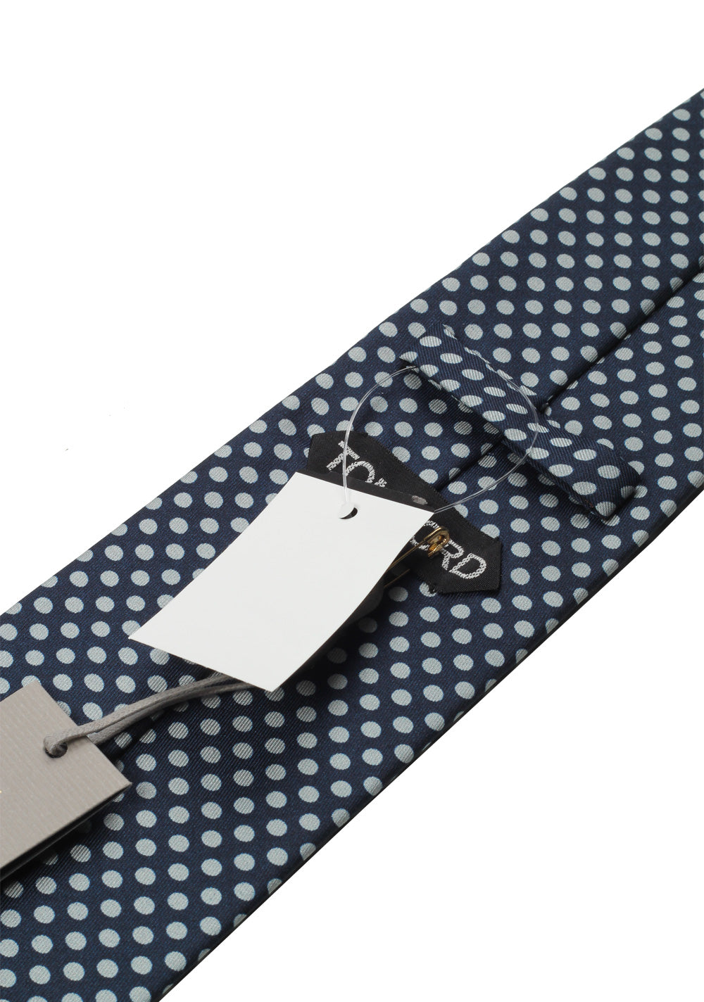 TOM FORD Patterned Blue Tie In Silk