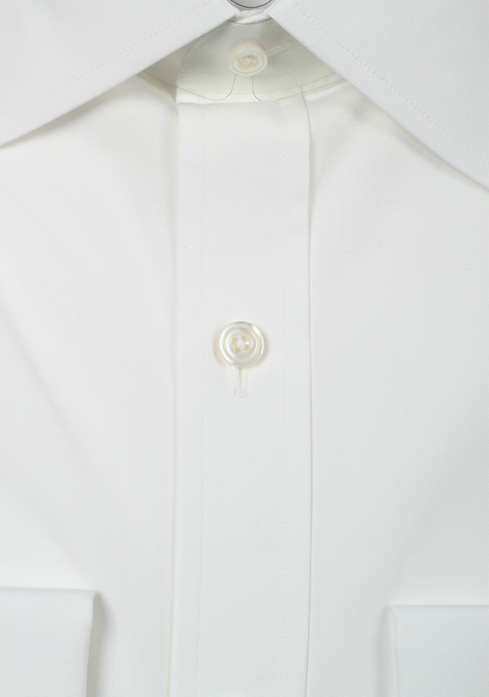 TOM FORD Solid White Dress Shirt Size 43 / 17 U.S. Slim Fit