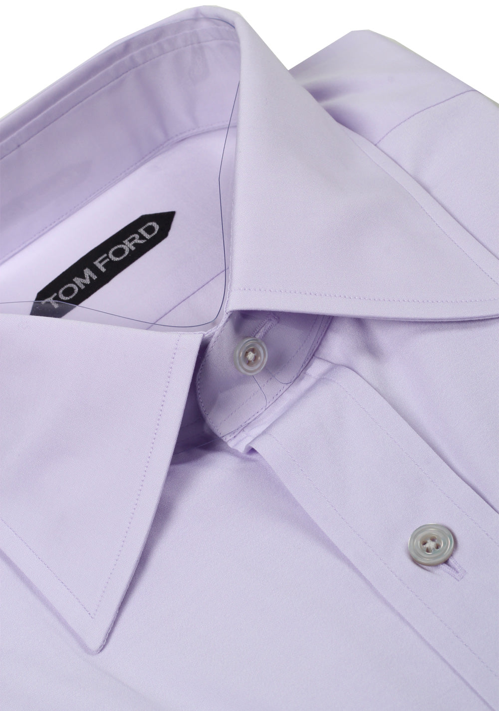 TOM FORD Solid Lilac Shirt Size 40 / 15,75 U.S.