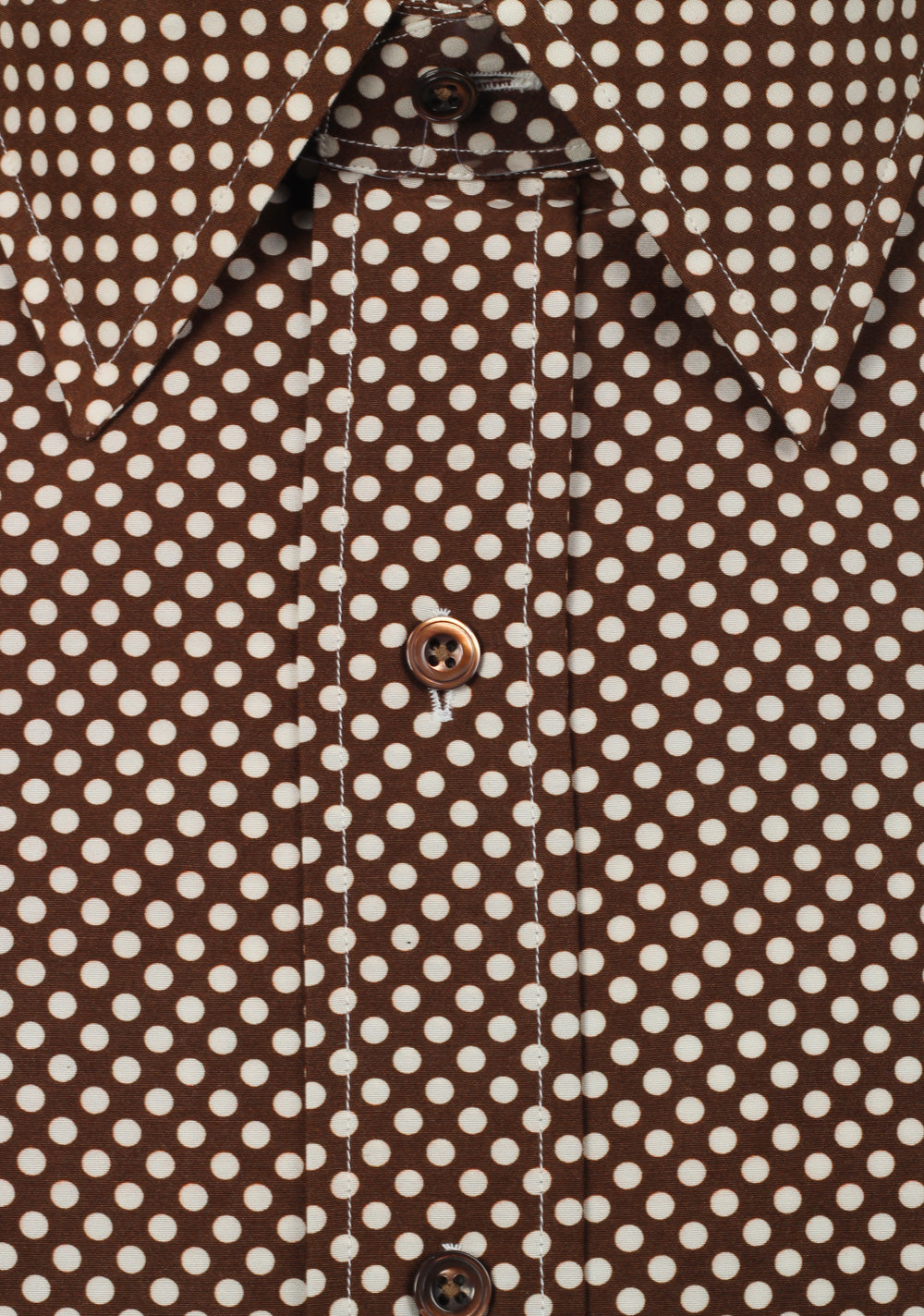 TOM FORD Patterned Brown Shirt Size 43 / 17 U.S.