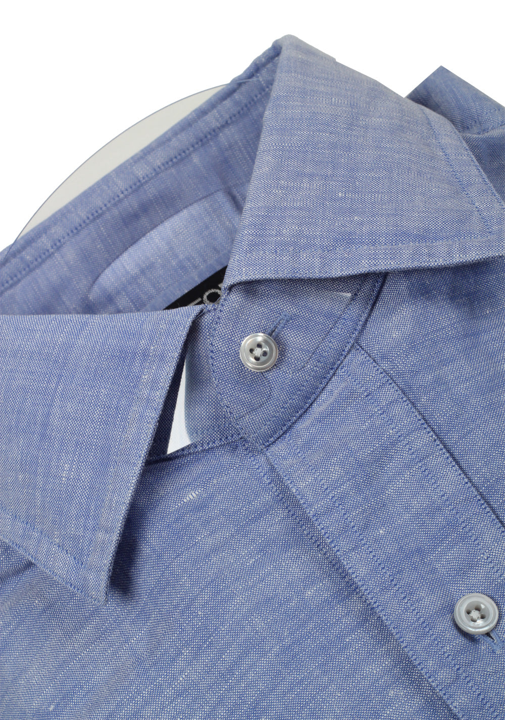 TOM FORD Solid Blueish Lilac Casual Shirt Size 45 / 17,75 U.S.