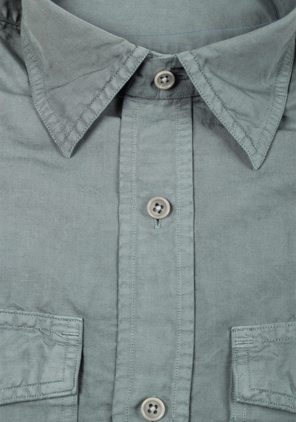 TOM FORD Solid Green Casual Shirt Size 40 / 15,75 U.S.