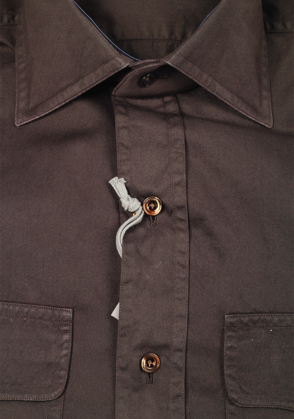 TOM FORD Solid Brown Casual Shirt Size 40 / 15,75 U.S.