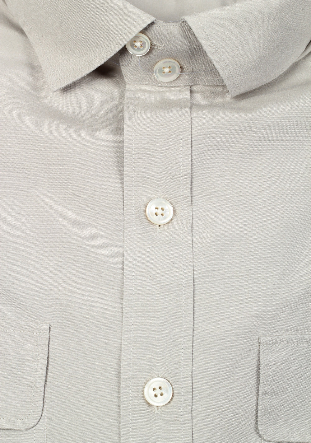 TOM FORD Solid Gray Casual Shirt Size 46 / 18,5 U.S.