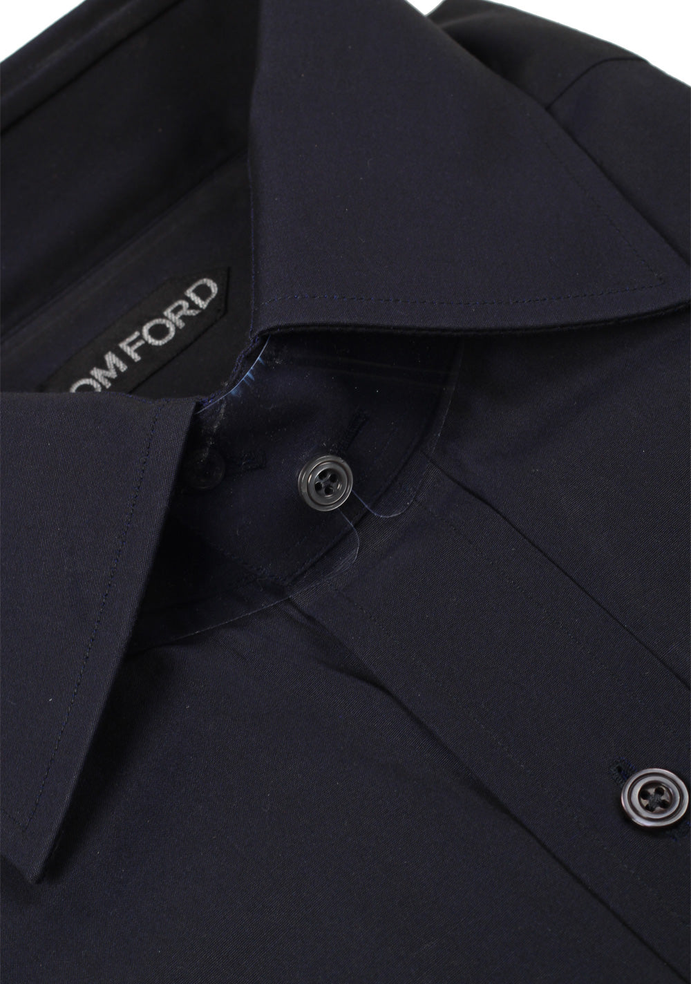 TOM FORD Solid Blue Dress Shirt Size 41 / 16 U.S.