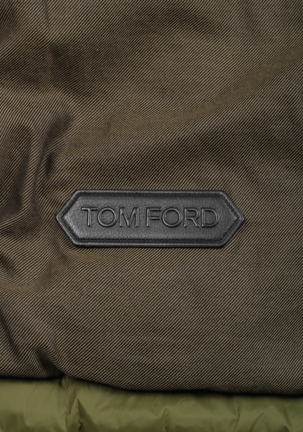 TOM FORD Green Quilted Shell Down Gilet Vest Size 48 / 38R U.S. Outerwear