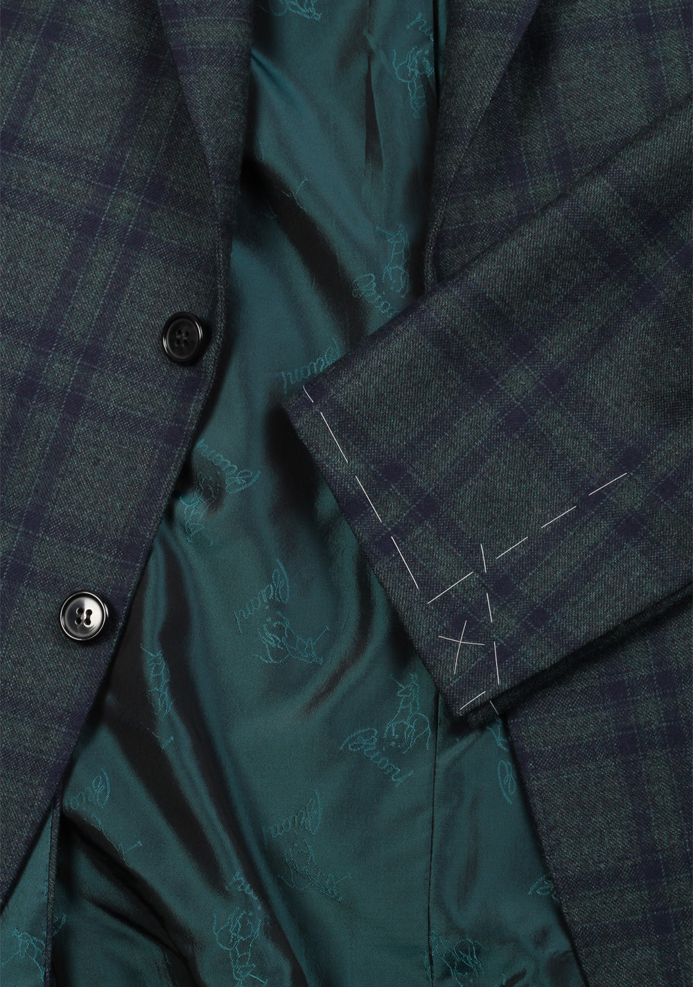Brioni Green Checked Brunico Sport Coat Size 50 / 40R U.S.