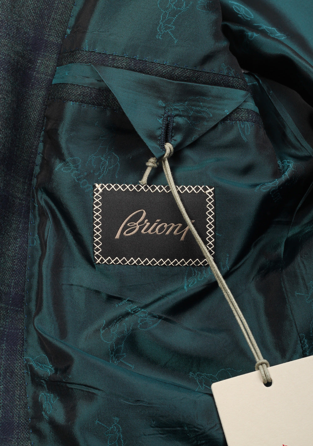 Brioni Green Checked Brunico Sport Coat Size 50 / 40R U.S.