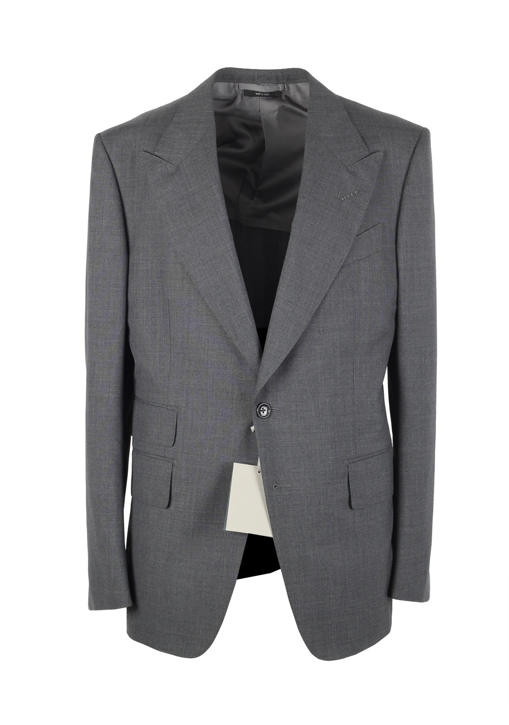 TOM FORD Shelton Gray Suit Size 50 / 40R U.S. In Wool