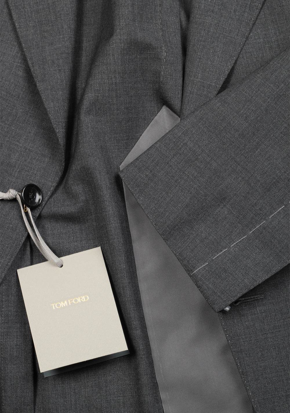 TOM FORD Shelton Gray Suit Size 50 / 40R U.S. In Wool