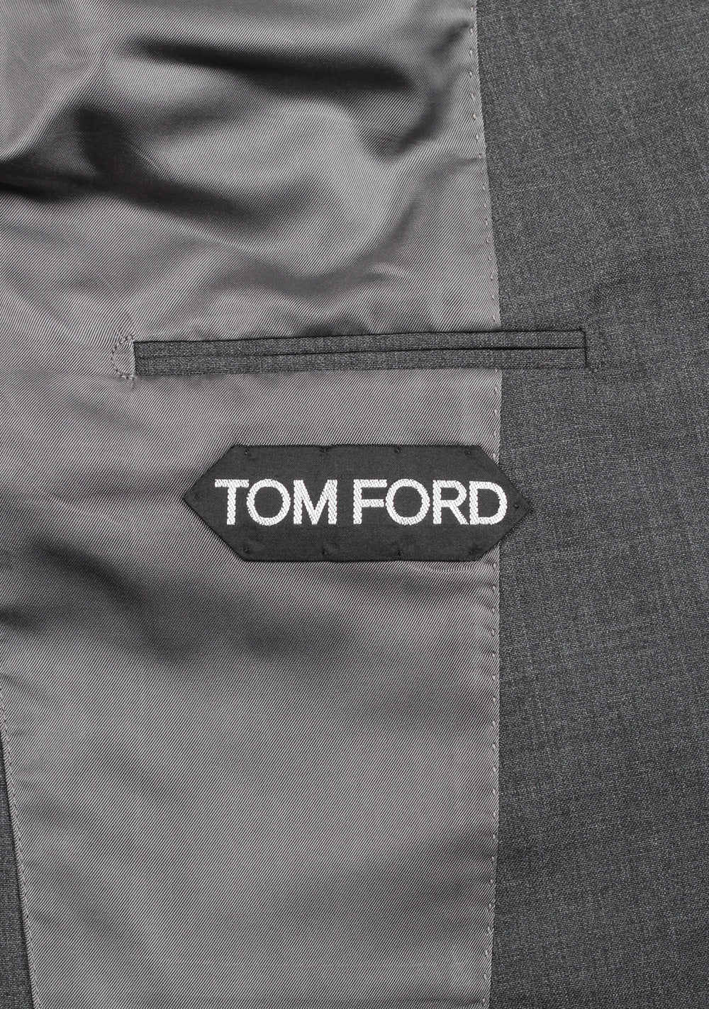 TOM FORD Shelton Gray Suit Size 50 / 40R U.S. In Wool