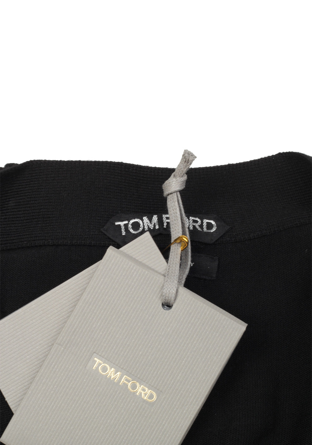 TOM FORD Black Button Cardigan Size 50 / 40R U.S. In Wool