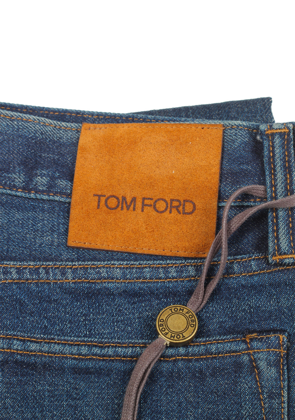 TOM FORD Blue Slim Fit Jeans TFD001 Size 54 / 38 U.S.