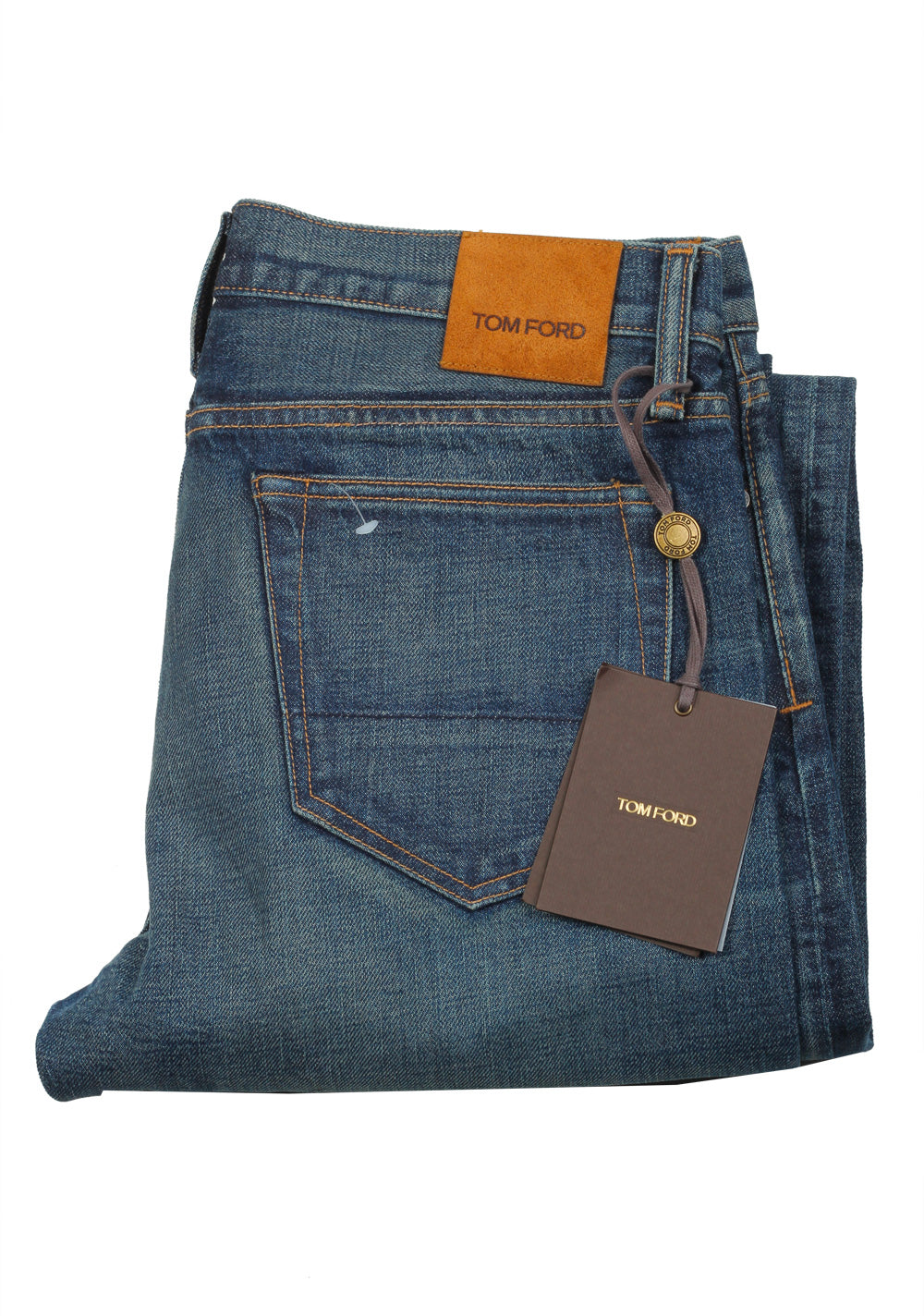 TOM FORD Blue Slim Fit Jeans TFD001 Size 50 / 34 U.S.