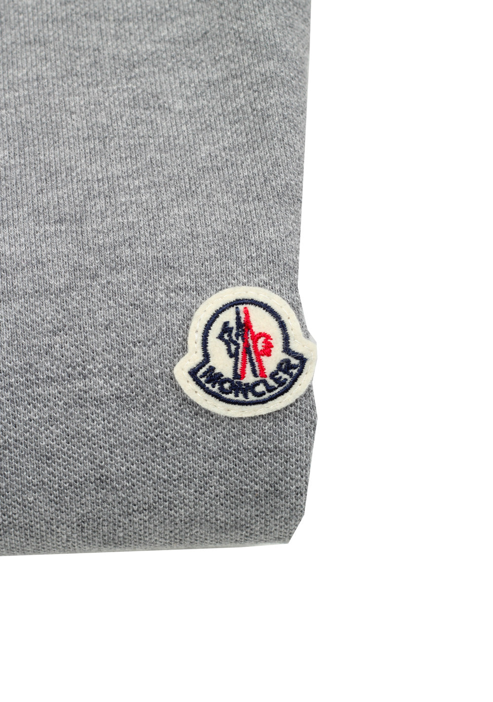 Moncler Gray Long Sleeve Polo Shirt Size L / 40R U.S.