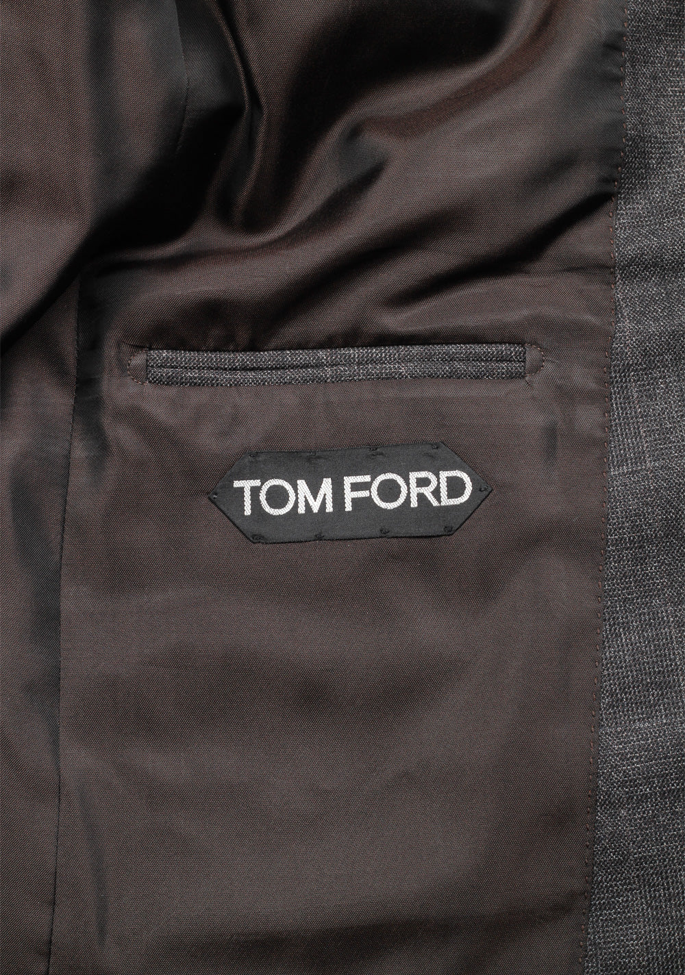 TOM FORD O'Connor Checked Gray Suit Size 50 / 40R U.S. In Wool