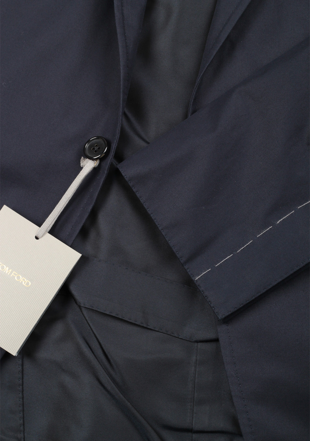 TOM FORD O'Connor Blue Suit Size 56 / 46R U.S. Cotton Fit Y