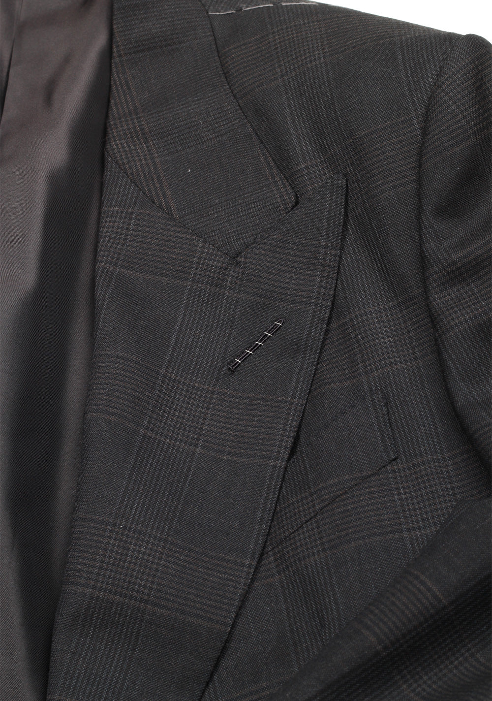 TOM FORD Shelton Checked Gray Suit Size 48 / 38R U.S. In Wool