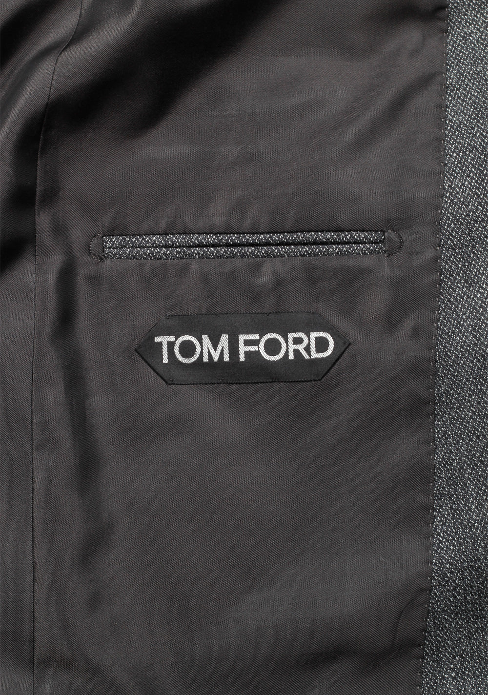 TOM FORD Shelton Gray Suit Size 50 / 40R U.S. In Wool Silk