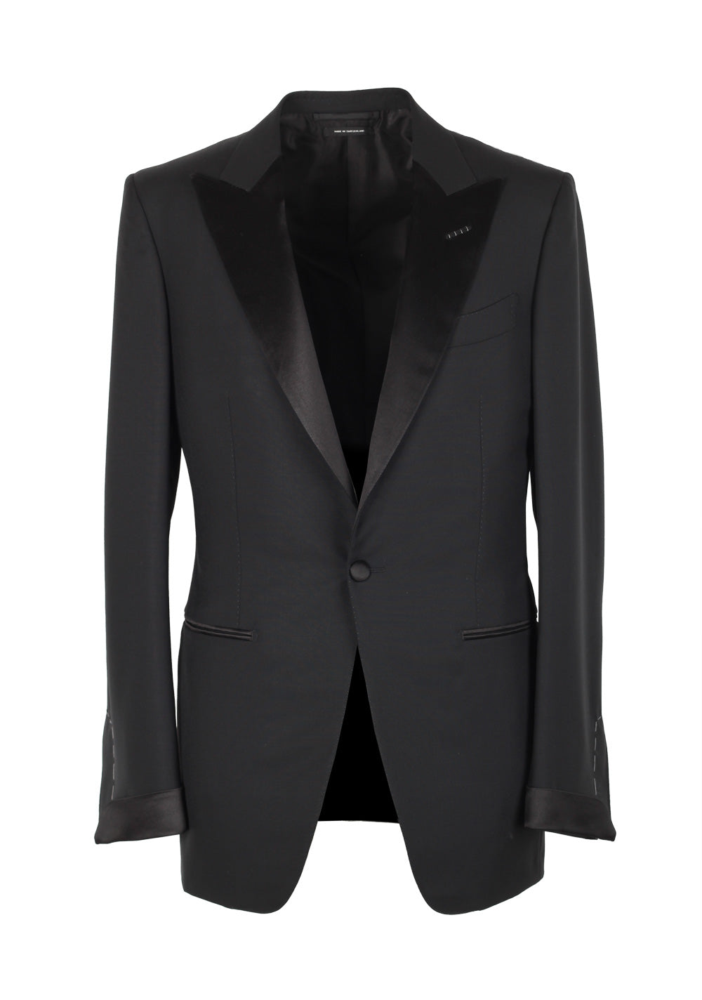 TOM FORD O'Connor Black Tuxedo Suit Size 56 / 46R U.S. Fit Y