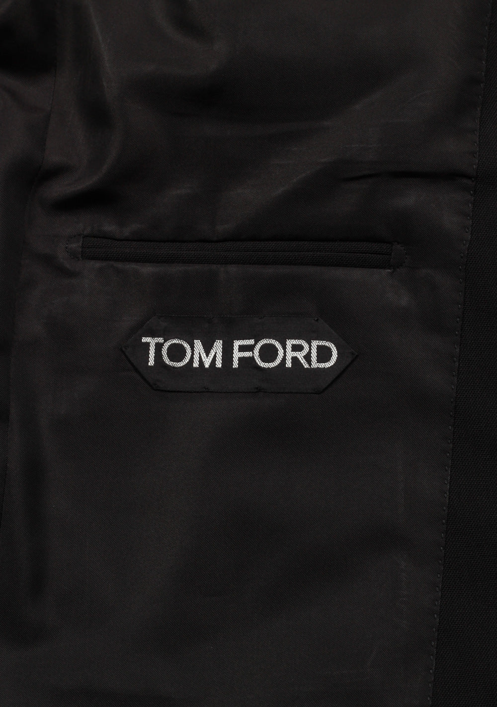 TOM FORD O'Connor Black Suit Size 56 / 46R U.S. Wool Fit Y