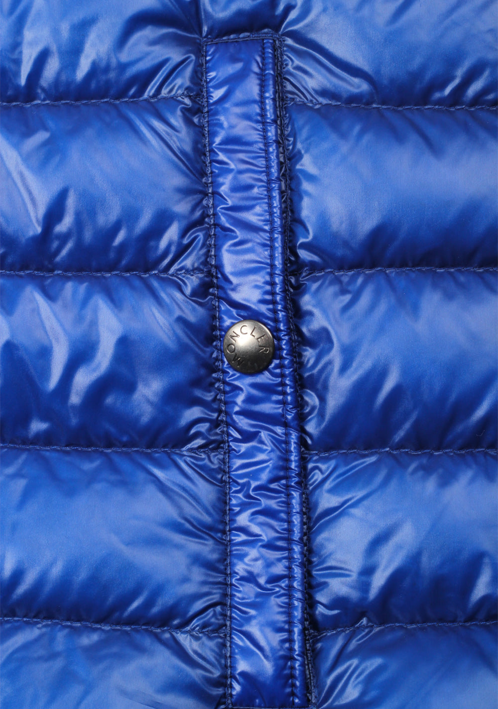 Moncler Blue Gien Hooded Shell Gilet Vest Size 3 / M / 50 / 40 U.S.