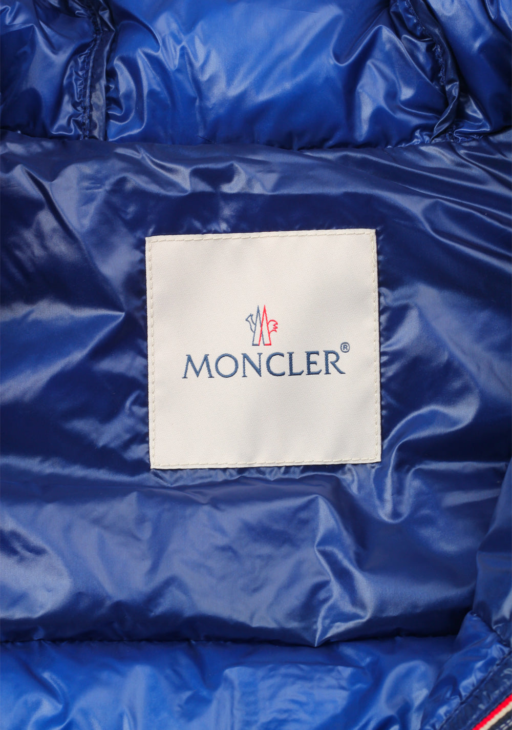 Moncler Blue Gien Hooded Shell Gilet Vest Size 3 / M / 50 / 40 U.S.