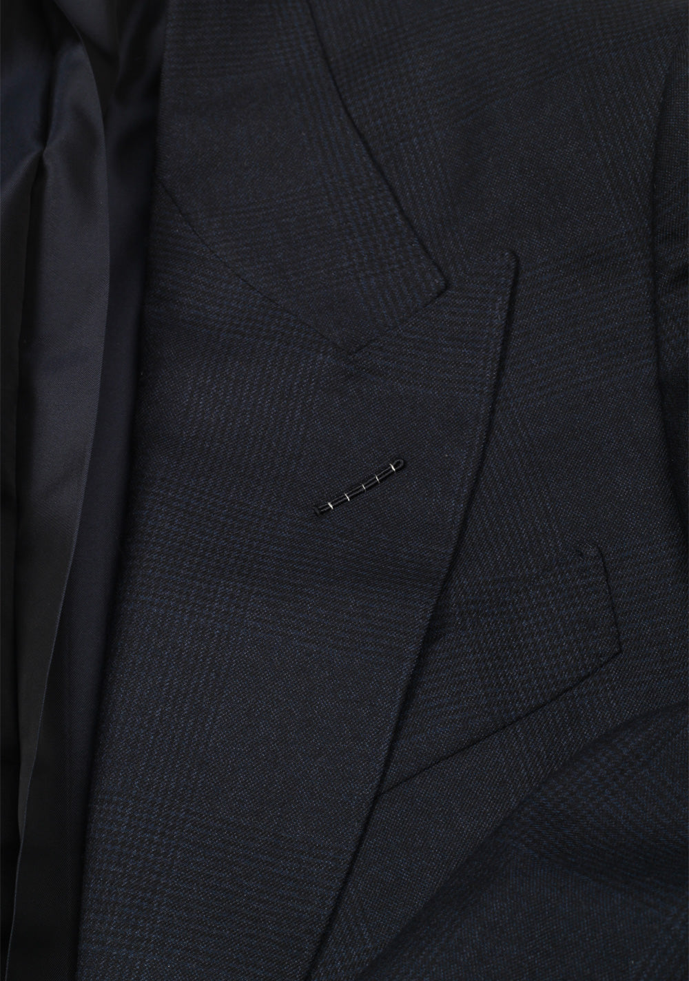 TOM FORD Checked Shelton Blue Suit Size 50C / 40S U.S. Wool