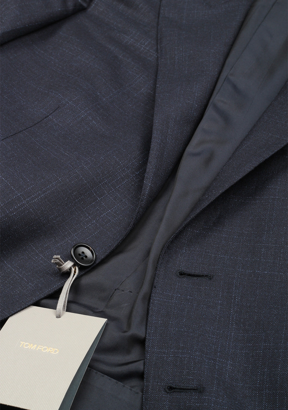 TOM FORD O'Connor Blue Suit Size 48C / 38S U.S. Wool Silk Fit Y