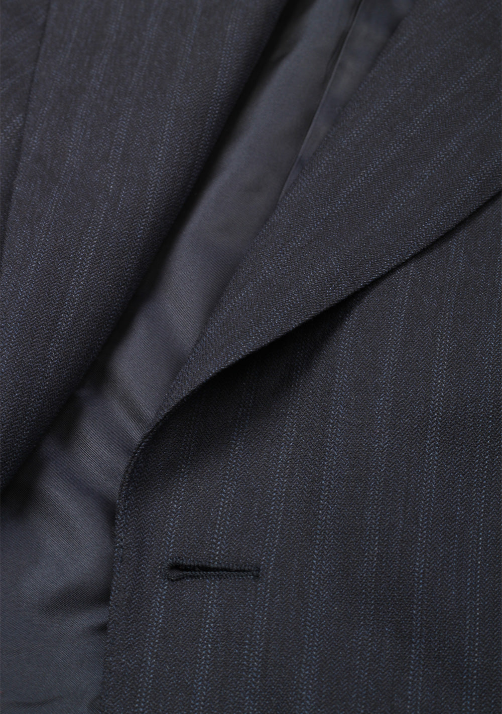 TOM FORD Shelton Striped Blue Suit Size 48 / 38R U.S. In Wool