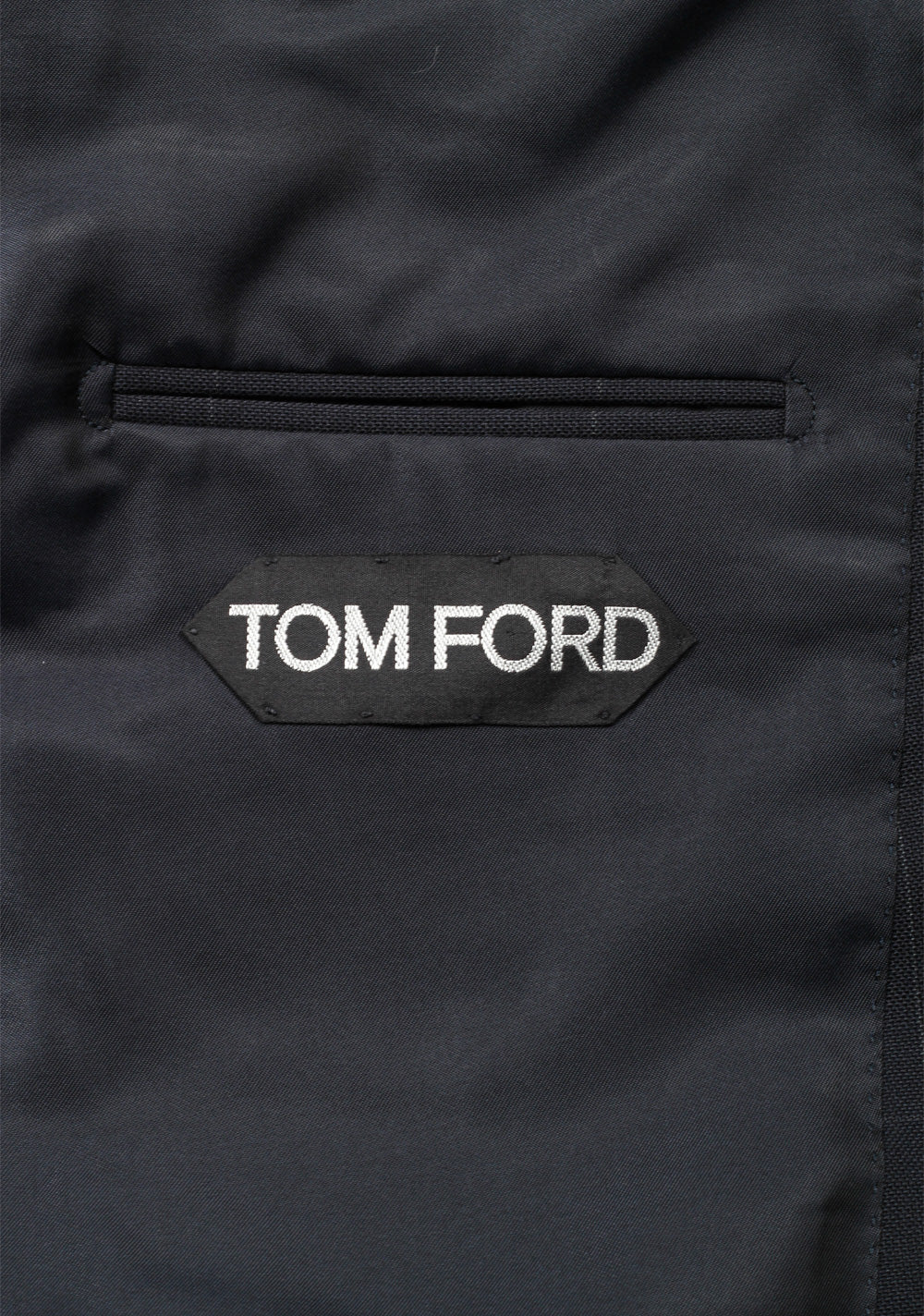 TOM FORD Shelton Checked Blue Suit Size 48 / 38R U.S. In Wool Mohair