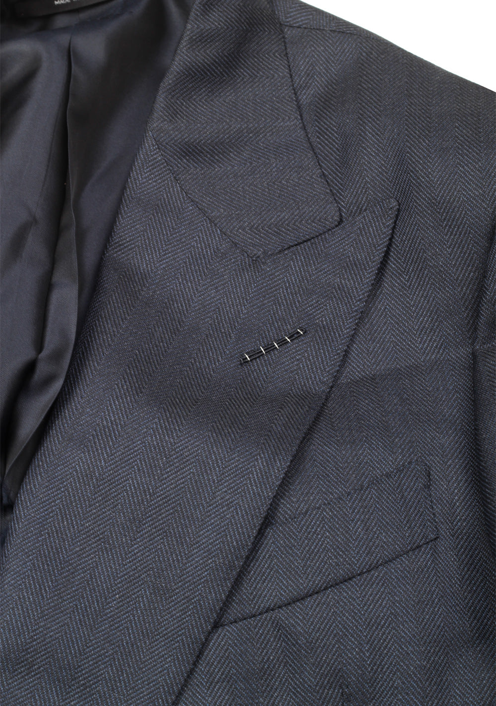 TOM FORD Shelton Double Breasted Blue Suit Size 48 / 38R U.S. In Wool