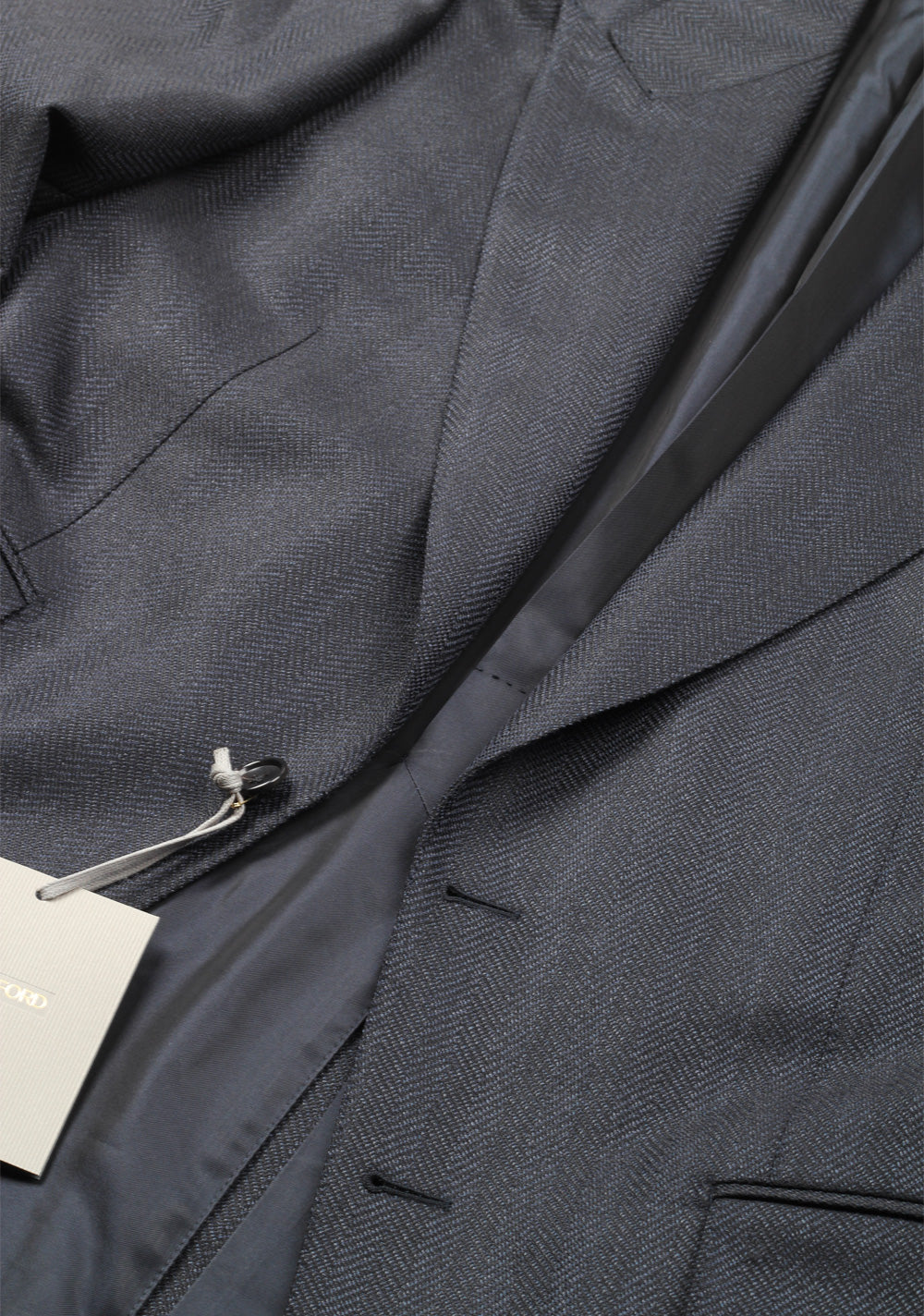 TOM FORD Shelton Blueish Gray Suit Size 48 / 38R U.S. In Mohair Wool